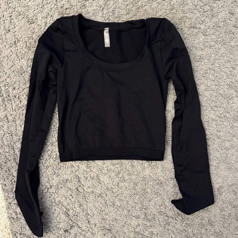 Black Long Sleeve Women's Top
